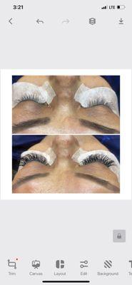 Eyelash extensions