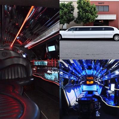 10 Passenger White Stretch Limousine