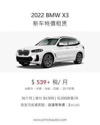 2022 BMW X3