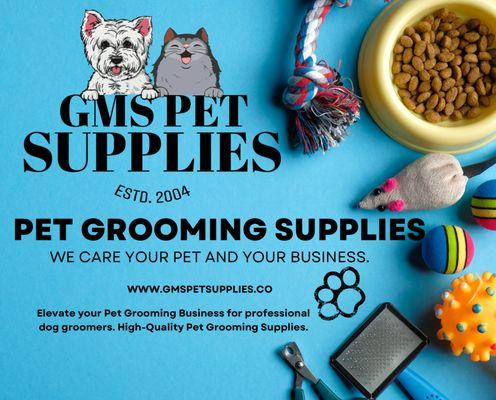 Logo GMS PET GROOMING SUPPLIES.