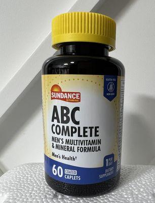 Abc complete Sundance men's multivitamin and mineral formula men's health