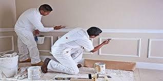 Painters and apartment complex repair members