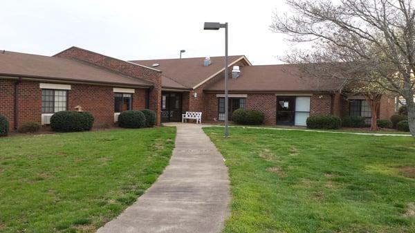 Assisted living section with Chapel.