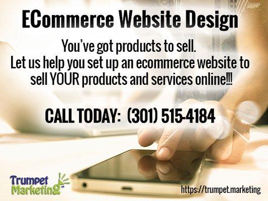 Wordpress eCommerce design.  Woocommerce.   Serving Montgomery County, MD and surrounding counties in Maryland.