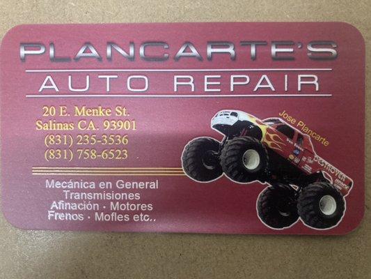 Plancarte’s Auto Repair