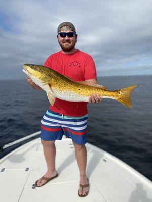 Nice redfish fishing out of Santa Rosa Beach along beautiful 30A!