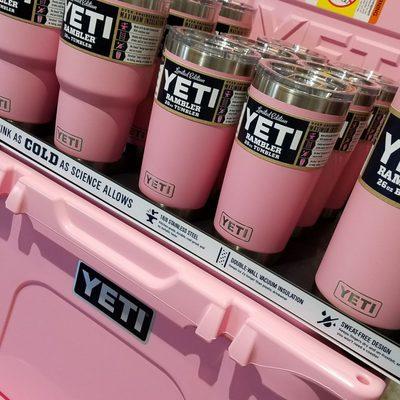 YETI in Pink at Premier Pools