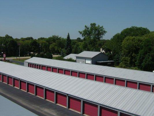 Aerial view to the front