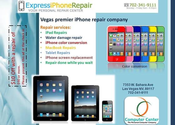 iPhone and iPad repair Center