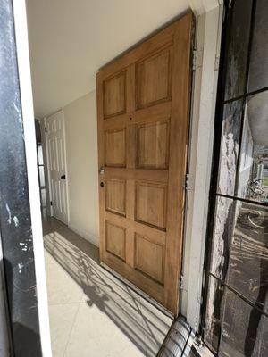 Front door restoration