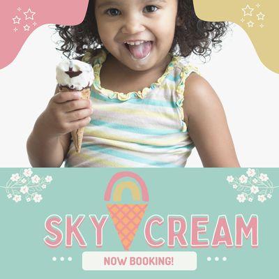 Book us today for your event! 864-214-6764! Text or email us skycreamicecreamtruck@gmail.com