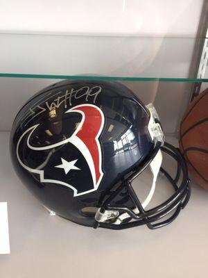 JJ Watt autographed helmet.