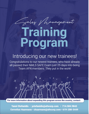 Training Program that I graduated from.  If you are interested in joining the team contact me.