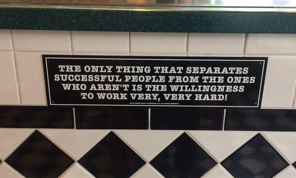 Words of wisdom for Jimmy Johns!