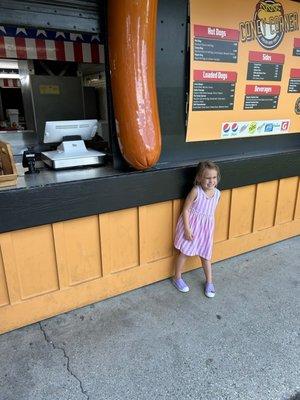 Love the giant hot dogs!!!