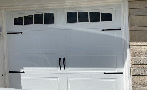 New garage door