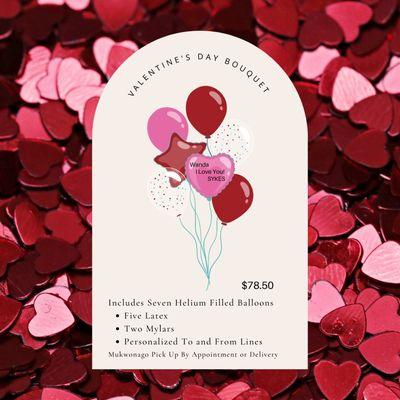 Valentine's day is quickly approaching, don't fret with regret! Order balloons today at Www.yourgbfevent.com