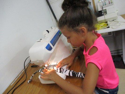 Youth Go Green Camp offered sewing camp this summer for ages 8 to 11;