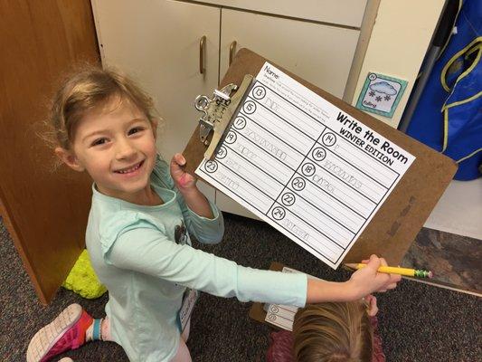 "Writing the Room" is a fun way to develop literacy and writing skills.