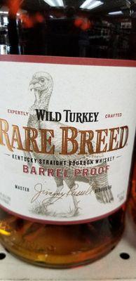 Wild turkey rare breed (116.8 proof) bourbon