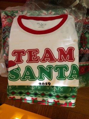 Team Santa 2019 Family Pajamas are in!