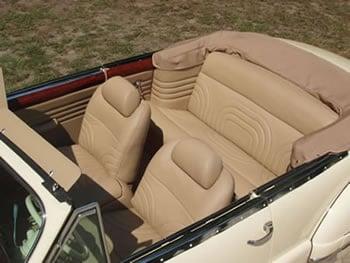 Custom leather interior