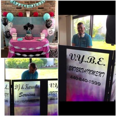 Awesome DJ !!!! He entertained my sister in laws sweet 16 and James did an amazing job !!! Keeps the party going and very professional !