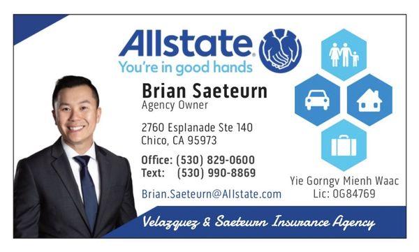 Brian Saeteurn Business Card