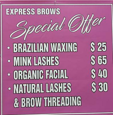 Deals and Special Offers