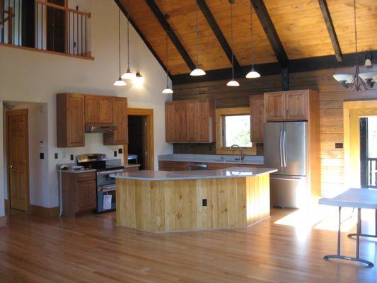 Log home Kitchen