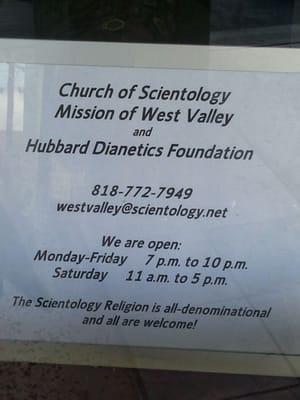 Church of Scientology of the West Valley