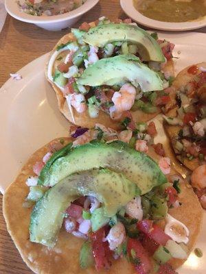 Shrimp Ceviche Tostadas