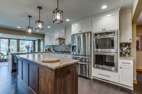 Lapidus Gold Antiqued granite.  Full kitchen remodel.