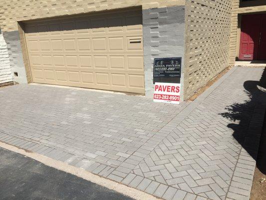 Text/call #arizapavers for paver installations