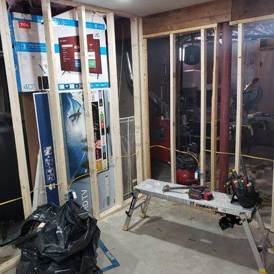 Basement framing