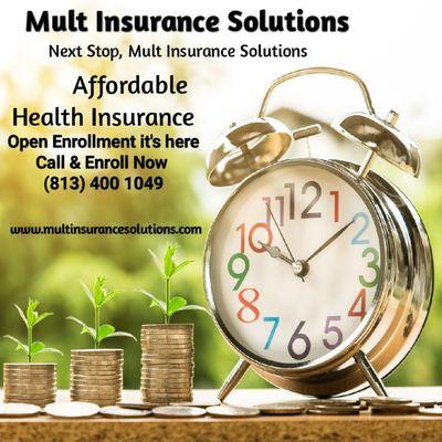 #healthinsurance #affordablehealthinsurance #openenrollment #obamacare @Multinsurancesolutions