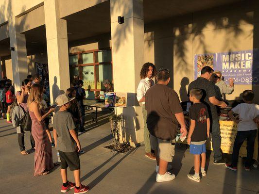 Parents band info night @ PYLUSD Sep 2018