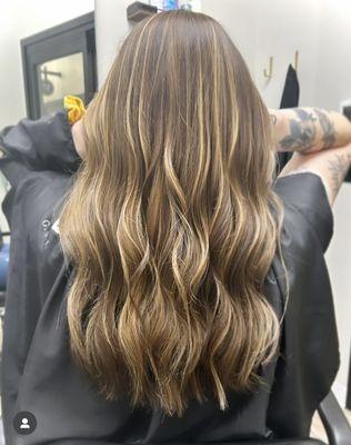 A full head balayage + k18 treatment+ tone