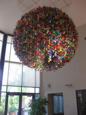 8,000 origami cranes!