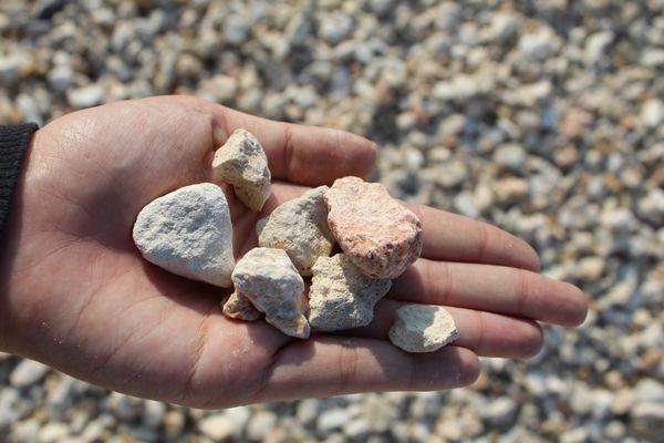 Limestone hand size comparison