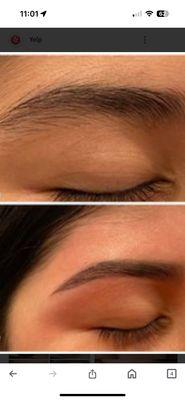 Eyebrow design