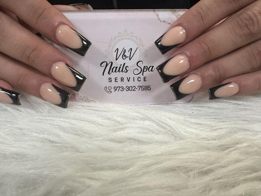 Acrylic Full set with French