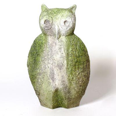 A Fiberstone Owl in White Moss