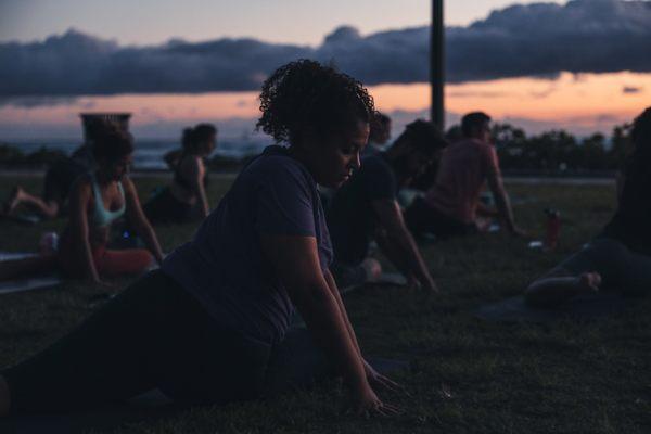 Yoga Under The Palms Waikiki