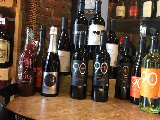 90+wines