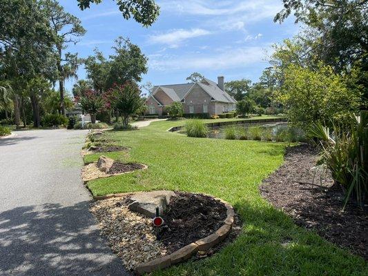 Installed sprinkler system