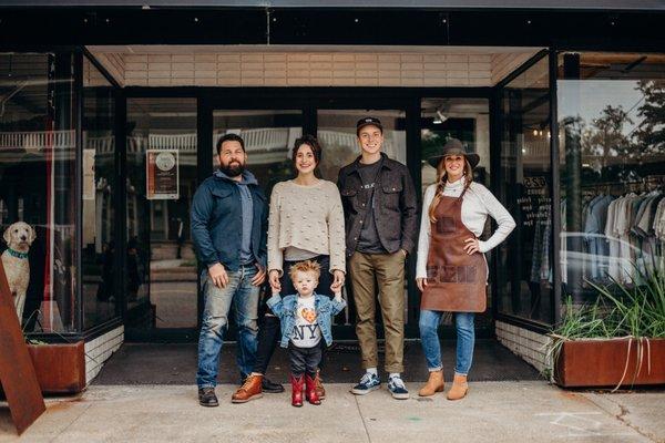 Left to right: Josh, Erin, Paxton, Nick, and Kattie