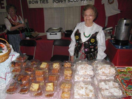 Table with Polish cookies