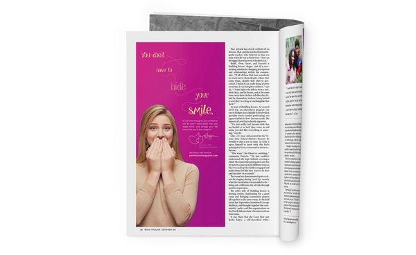 Print Ad Campaign for Dentistry for Madison by Pop-Dot in Madison, WI