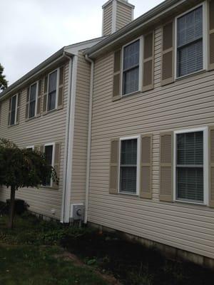 Vinyl Siding after washing